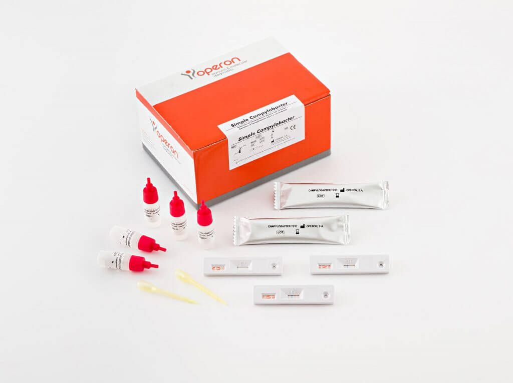 Rapid test for the detection of campylobacter