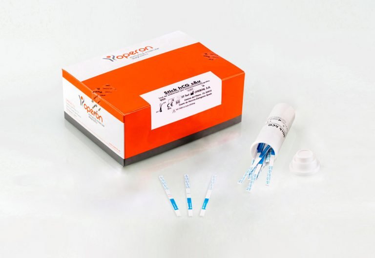 Rapid test for the detection of hCG in urine (pregnancy test)